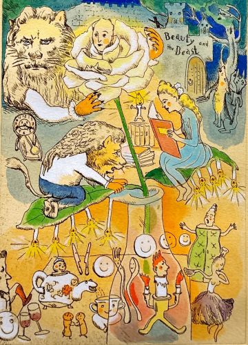 山本容子　「Beauty and the Beast　」の買取画像